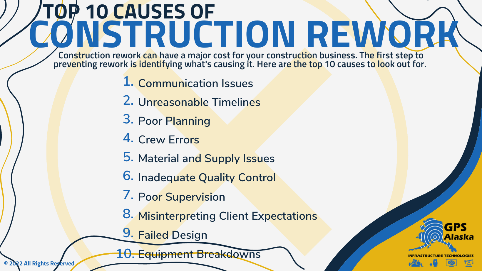 Cost of Rework in Construction | GPS Alaska